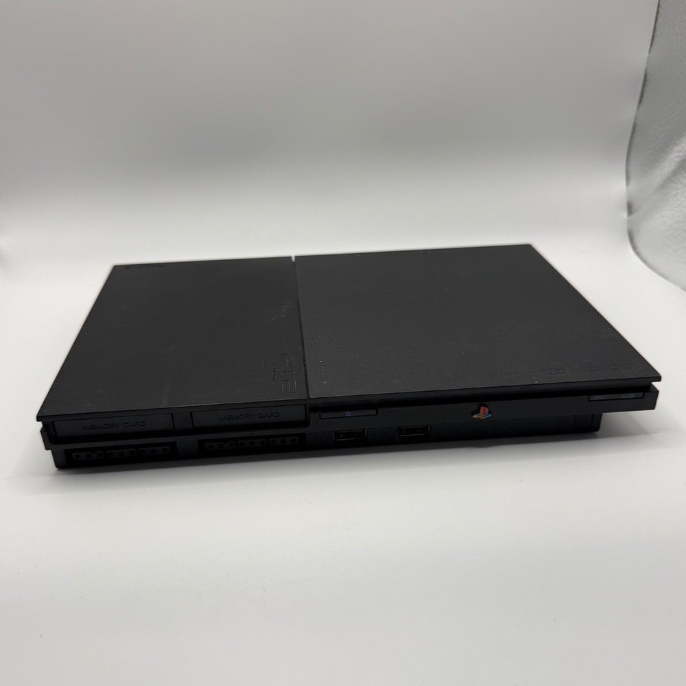 Sony PlayStation 2 PS2 Slim Console Black SCPH-90001 with 8MB Memory Card